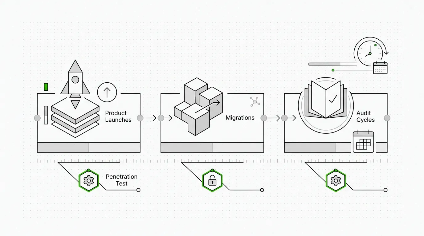 How to Time Your Penetration Test: Scheduling Engagements Around Product Launches, Migrations, and Audit Cycles